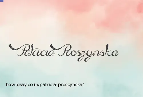 Patricia Proszynska