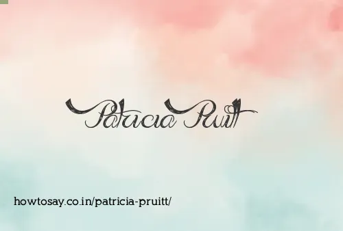 Patricia Pruitt