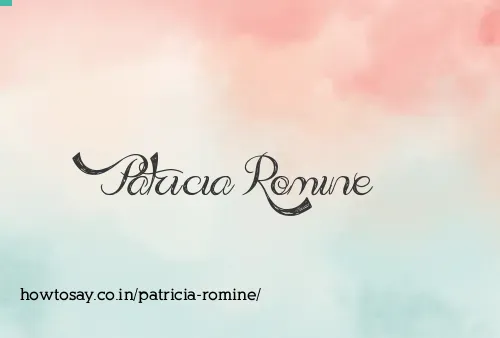 Patricia Romine