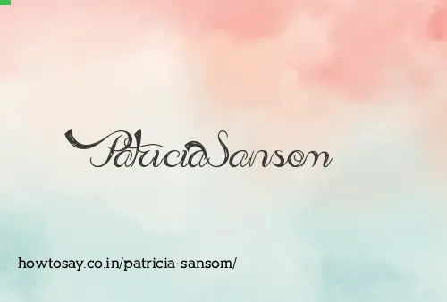 Patricia Sansom