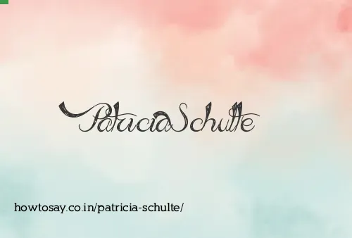 Patricia Schulte