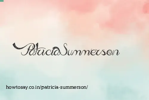 Patricia Summerson