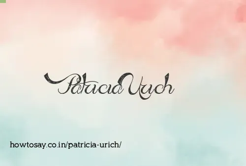 Patricia Urich
