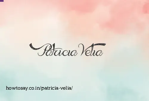 Patricia Velia