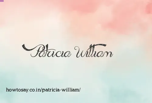 Patricia William