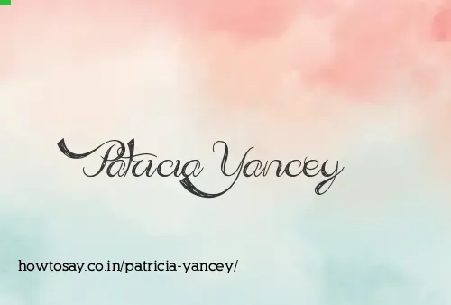 Patricia Yancey