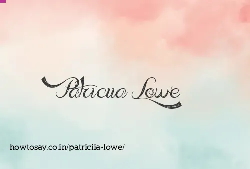 Patriciia Lowe