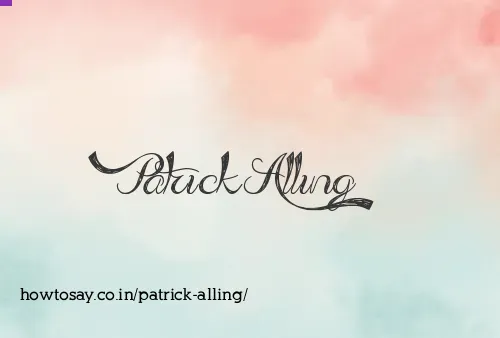 Patrick Alling