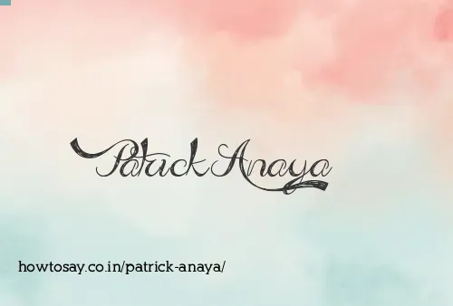 Patrick Anaya