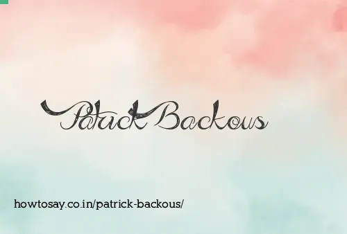 Patrick Backous