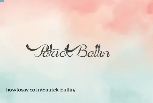 Patrick Ballin