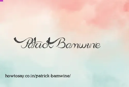 Patrick Bamwine