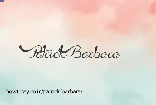 Patrick Barbara