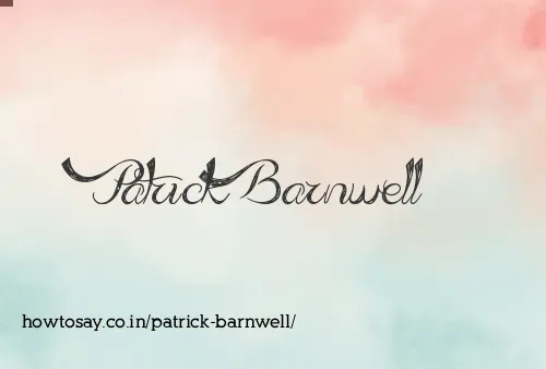 Patrick Barnwell