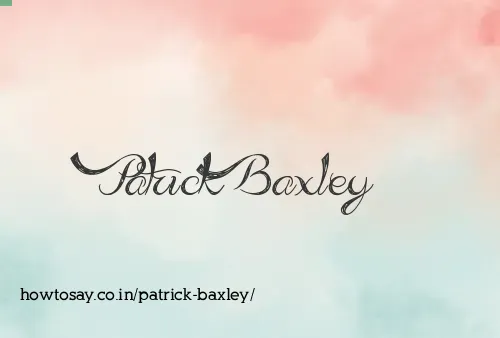 Patrick Baxley