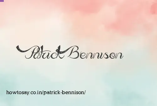 Patrick Bennison