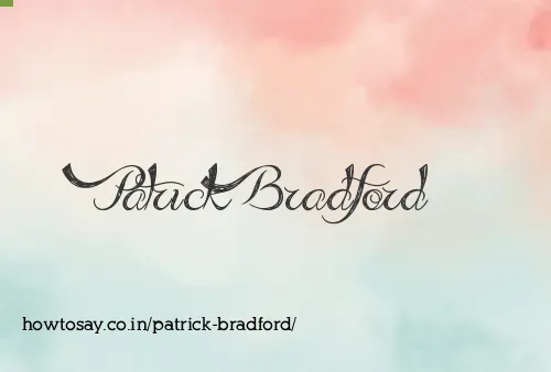Patrick Bradford