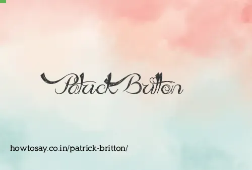 Patrick Britton