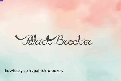Patrick Brooker