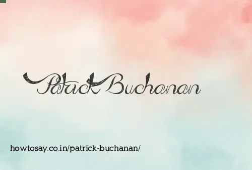 Patrick Buchanan