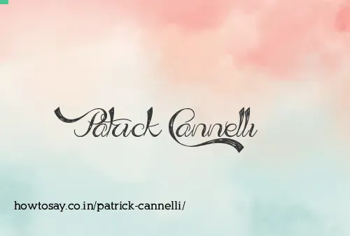 Patrick Cannelli