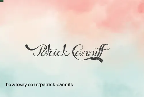 Patrick Canniff