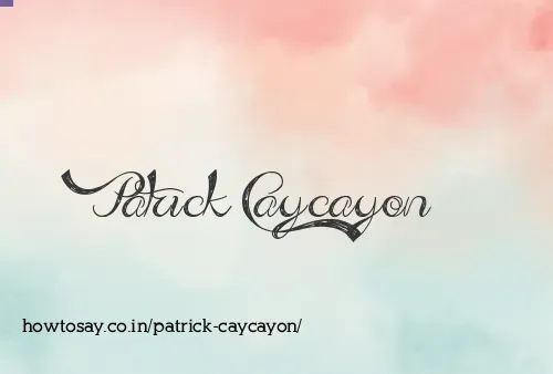 Patrick Caycayon