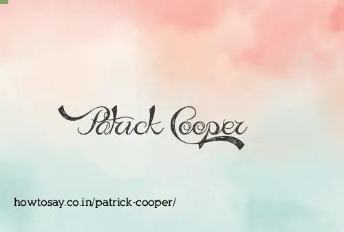 Patrick Cooper