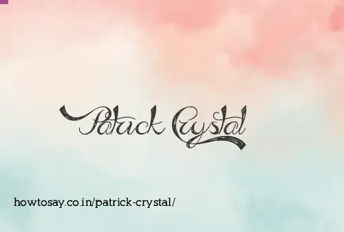 Patrick Crystal
