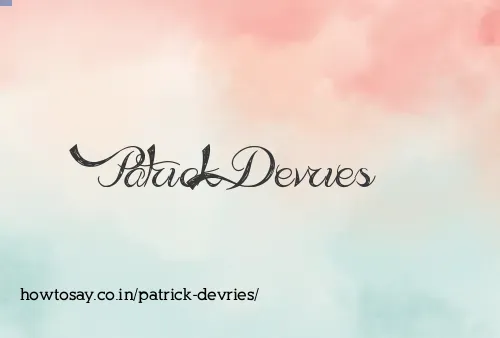 Patrick Devries
