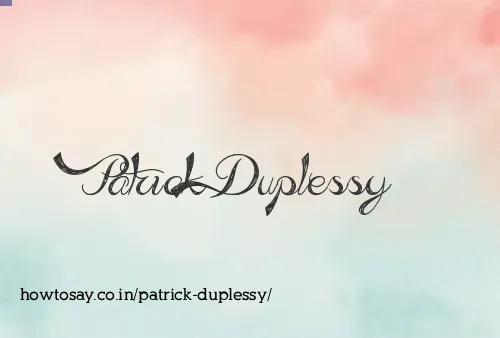 Patrick Duplessy