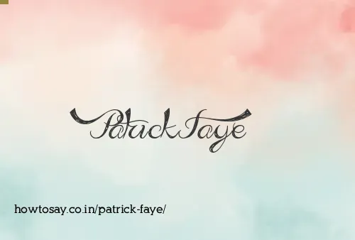 Patrick Faye