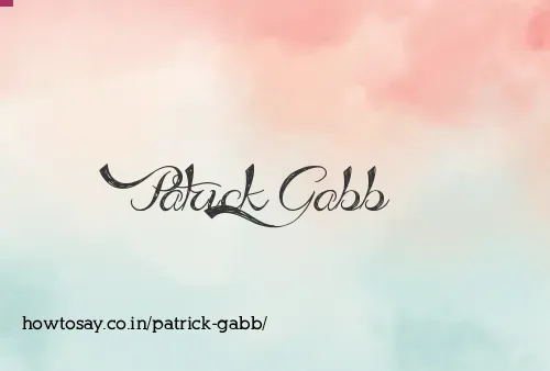 Patrick Gabb