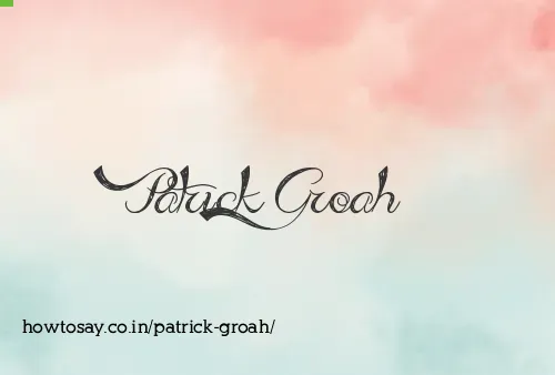 Patrick Groah