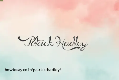 Patrick Hadley