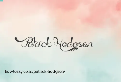 Patrick Hodgson