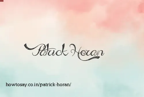 Patrick Horan