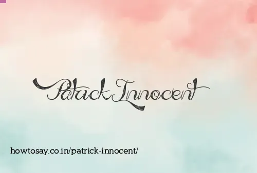 Patrick Innocent