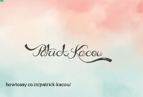 Patrick Kacou