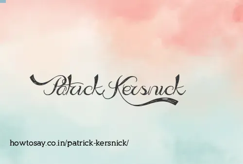 Patrick Kersnick