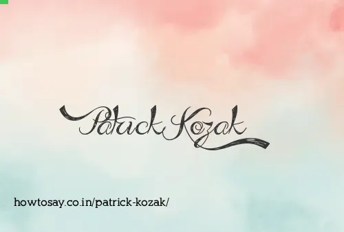 Patrick Kozak