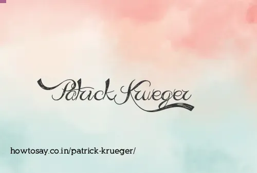 Patrick Krueger