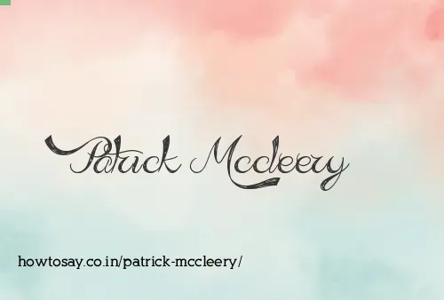 Patrick Mccleery
