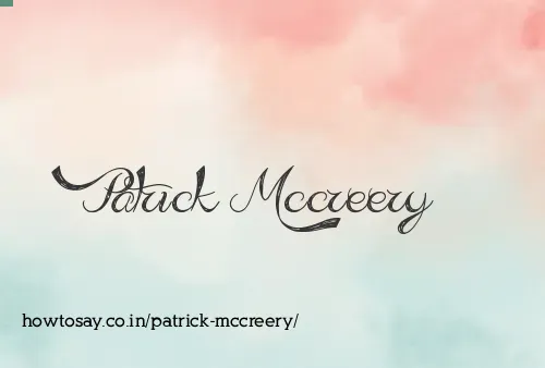 Patrick Mccreery