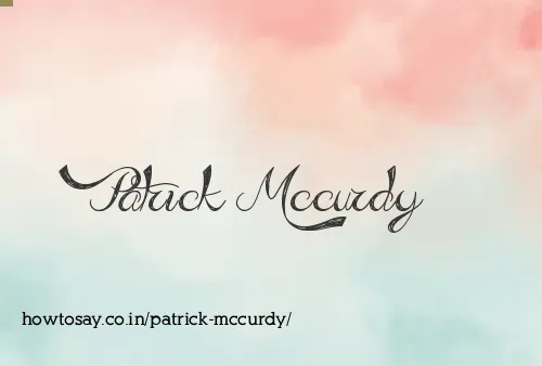 Patrick Mccurdy
