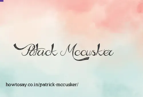 Patrick Mccusker