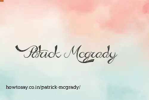 Patrick Mcgrady