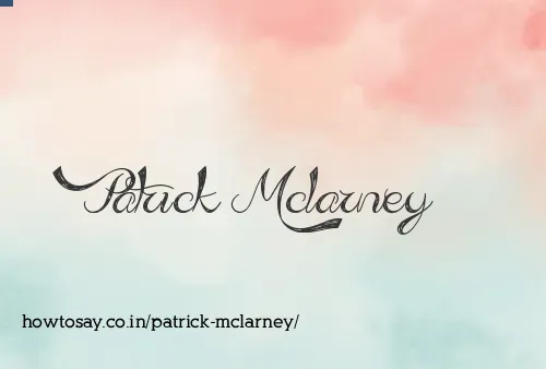Patrick Mclarney