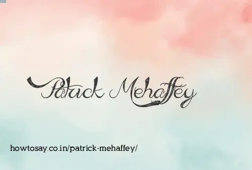 Patrick Mehaffey