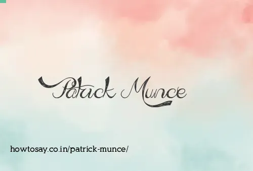 Patrick Munce